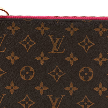 Louis Vuitton Monogram Neverfull MM GM Pochette Pivoine 8 of 10