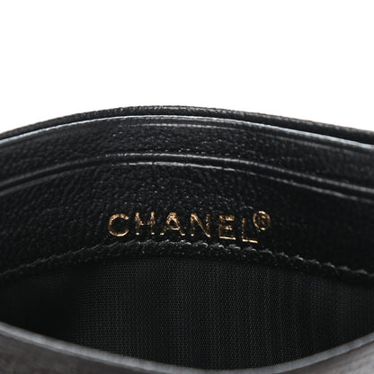 Chanel Calfskin CC Card Holder Black 6 of 9