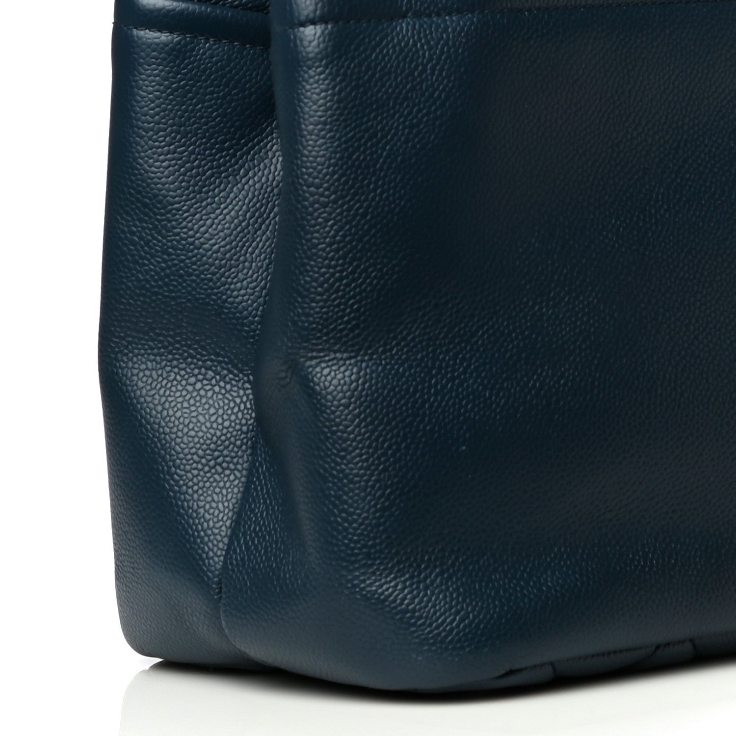 Chanel Caviar Timeless CC Soft Tote Navy Blue 10 of 13