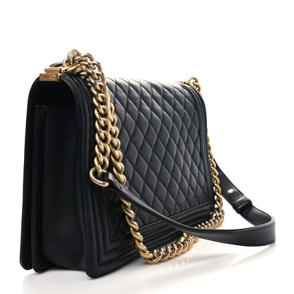 Chanel Calfskin Quilted New Medium Boy Flap Black 3 of 10