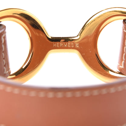 Hermes Barenia Pavane Cuff M Fauve 4 of 5