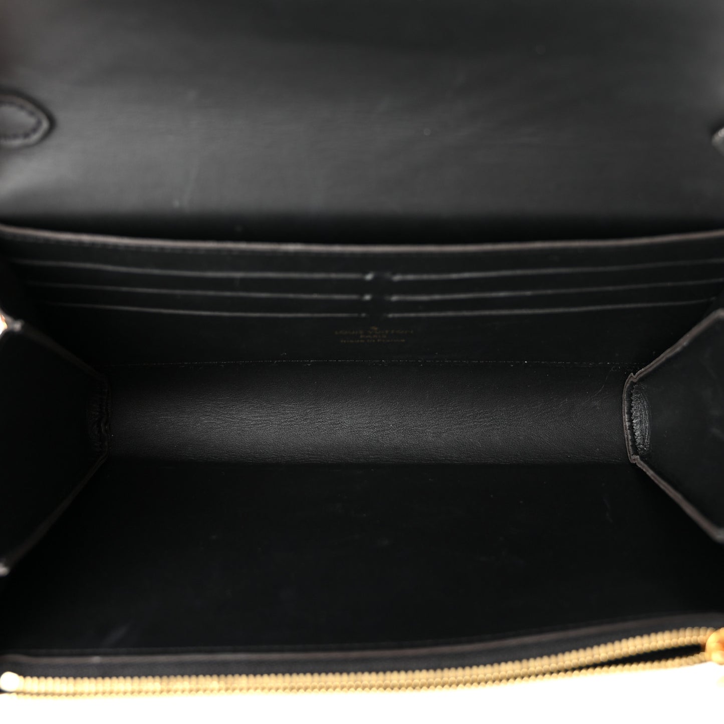Veau Satin Monogram Twist Chain Wallet