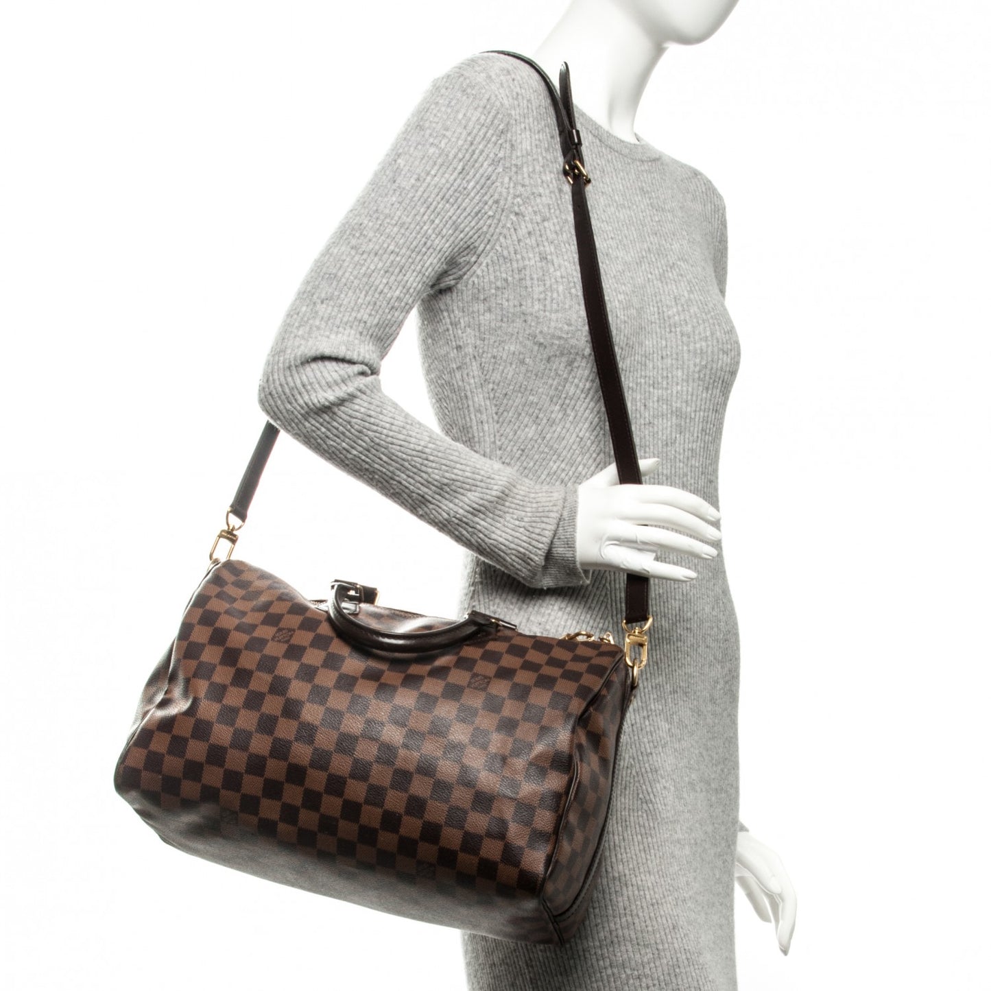 Damier Ebene Speedy Bandouliere 35