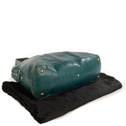 Saint Laurent Calfskin Oversized Muse Cerulean 5 of 10