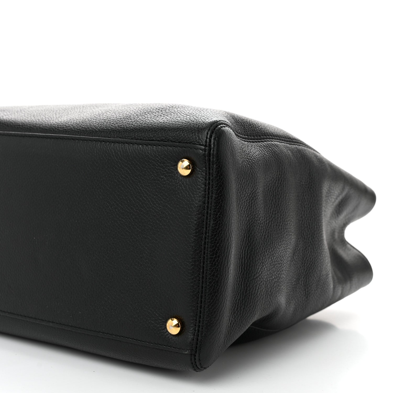 Chanel Calfskin Cerf Executive Shopper Tote Black 10 of 12