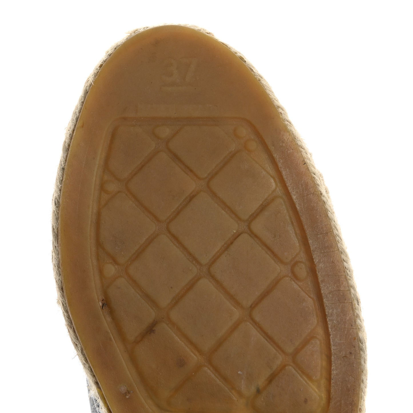Lambskin CC Espadrilles 37 Black