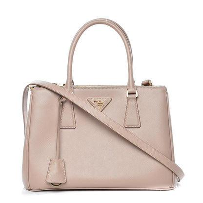 Prada Saffiano Small Galleria Double Zip Tote Cammeo 1 of 20