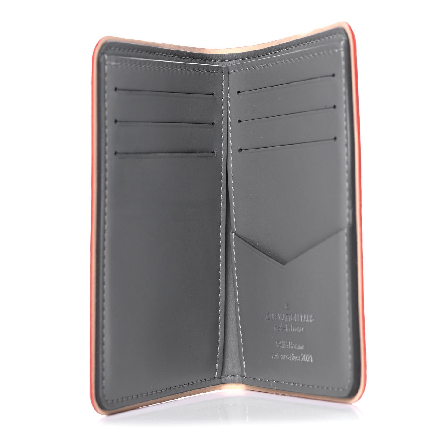 Monogram Mirror Slender Pocket Organizer