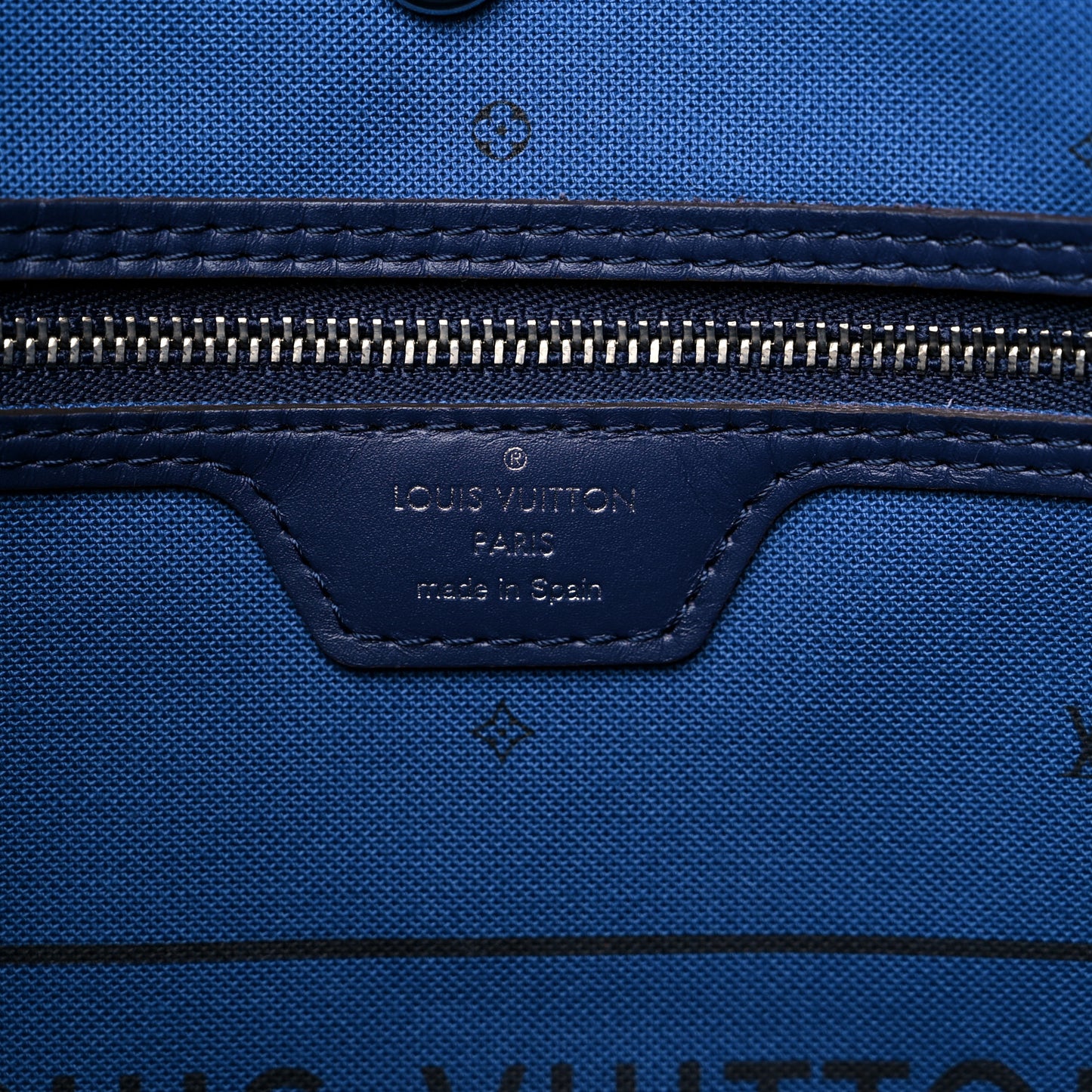 Monogram Escale Neverfull MM Blue