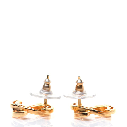 Chanel Metal Obazine CC Earrings Gold 4 of 6