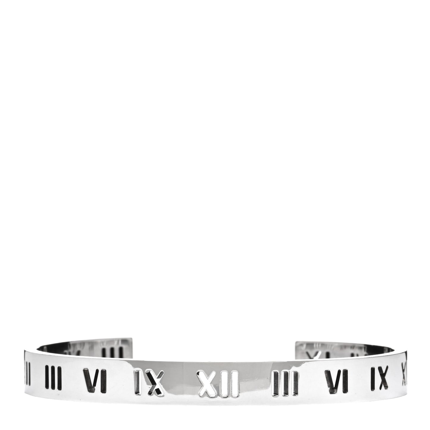 Sterling Silver Atlas Pierced Cuff Bracelet