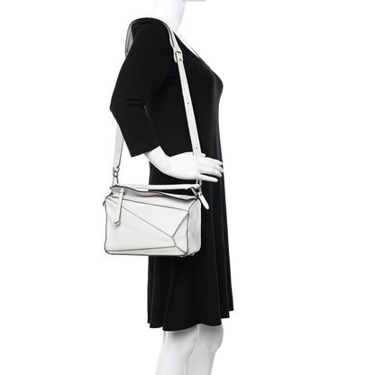 Loewe Calfskin Small Puzzle Bag Kaolin 2 of 16