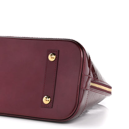 Louis Vuitton Vernis Alma PM Rouge Fauviste 10 of 14
