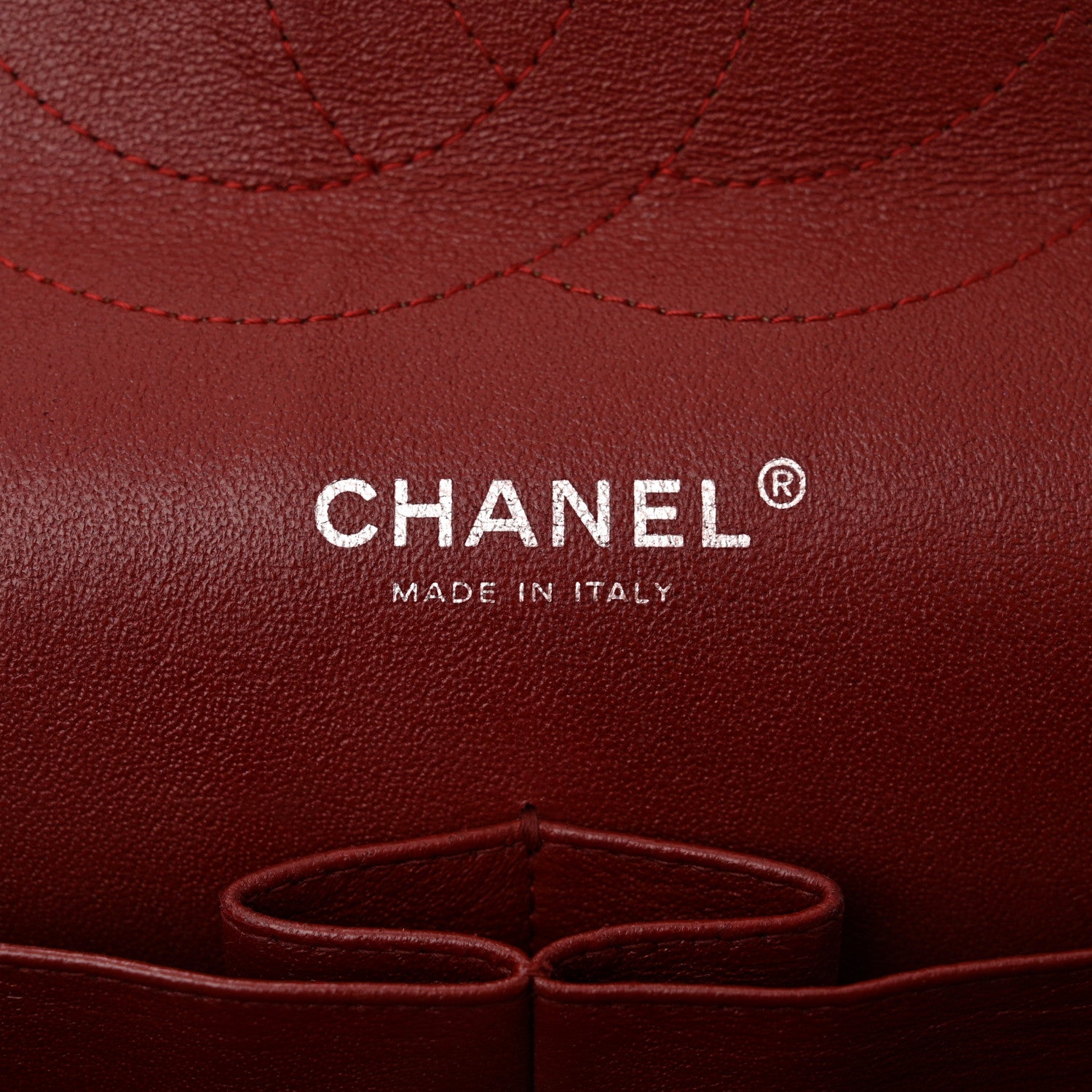 Chanel Caviar Quilted Jumbo Double Flap Dark Red 6 of 14
