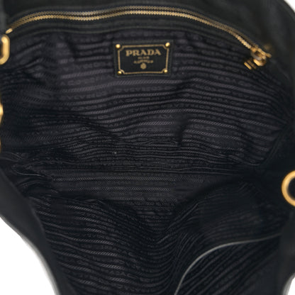 Prada Vitello Daino Tote Black 5 of 12