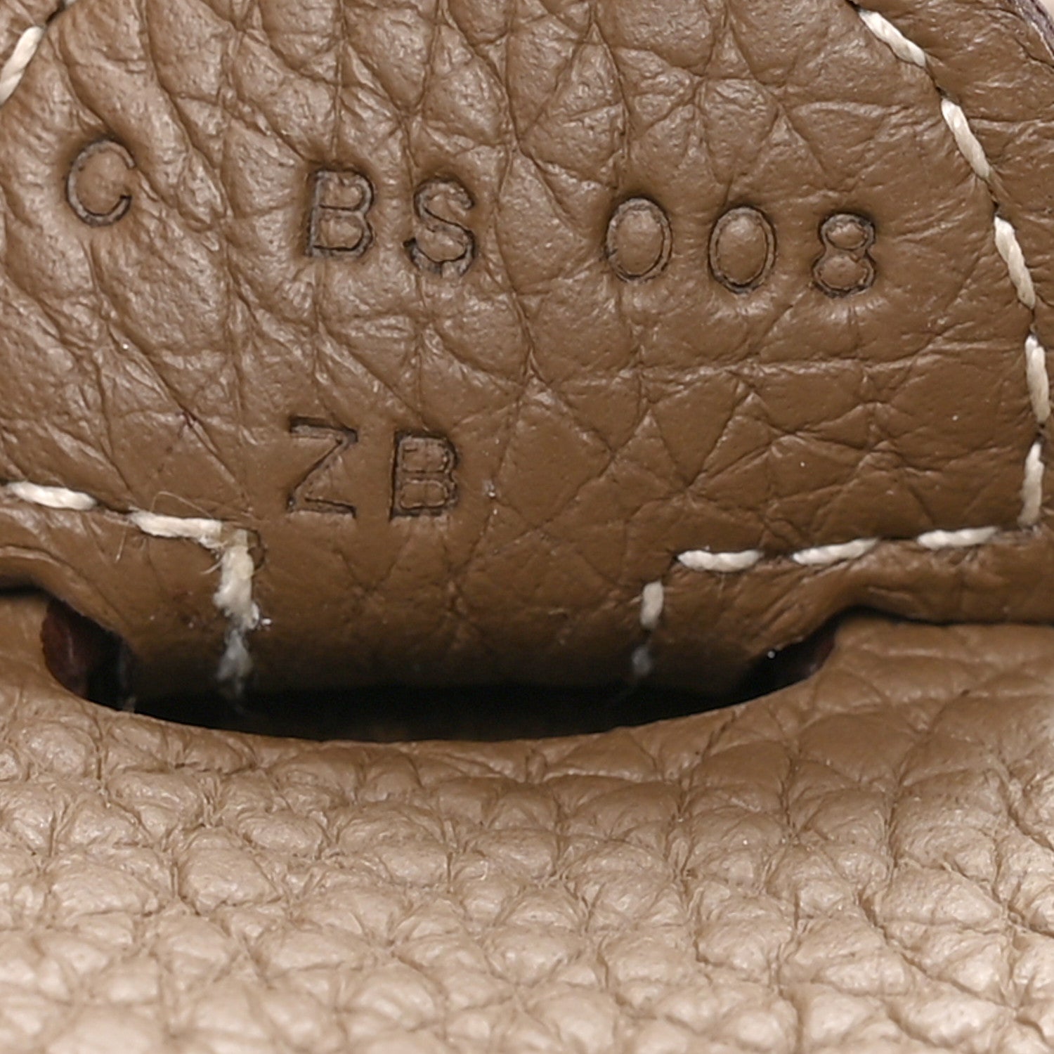 Hermes Taurillon Clemence Evelyne III PM Etoupe 7 of 10
