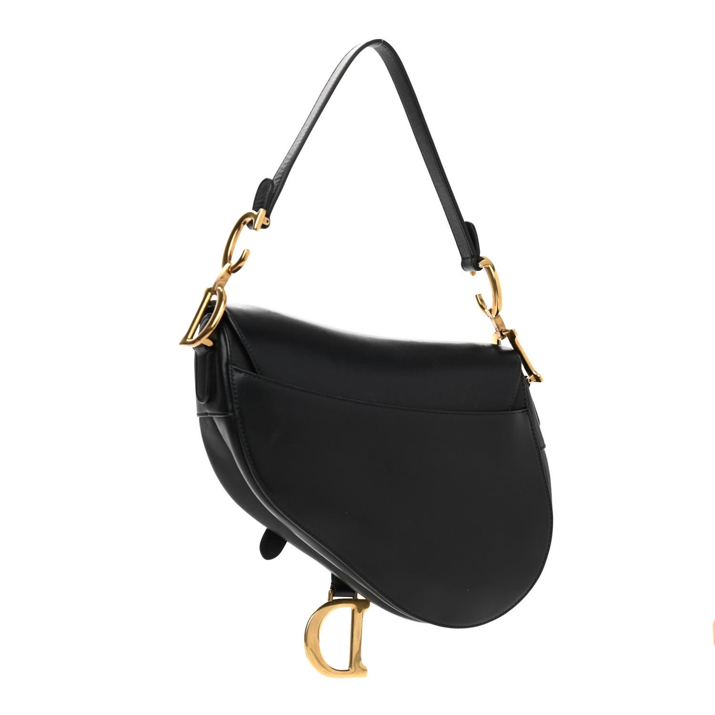 Calfskin Saddle Bag Black