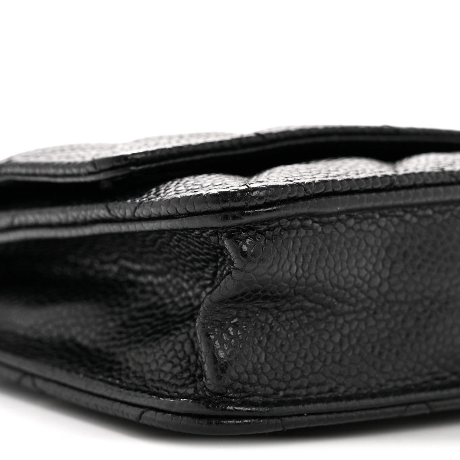 Chanel Caviar Quilted Wallet on Chain WOC Black 10 of 13
