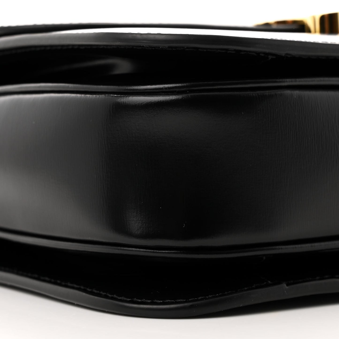 Shiny Calfskin Medium Triomphe Black