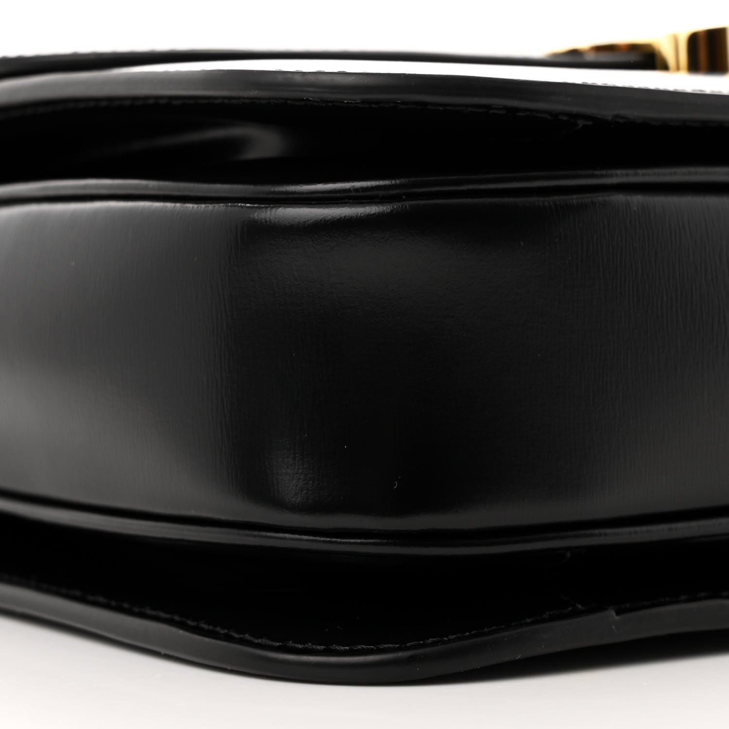 Celine Shiny Calfskin Medium Triomphe Black 9 of 11