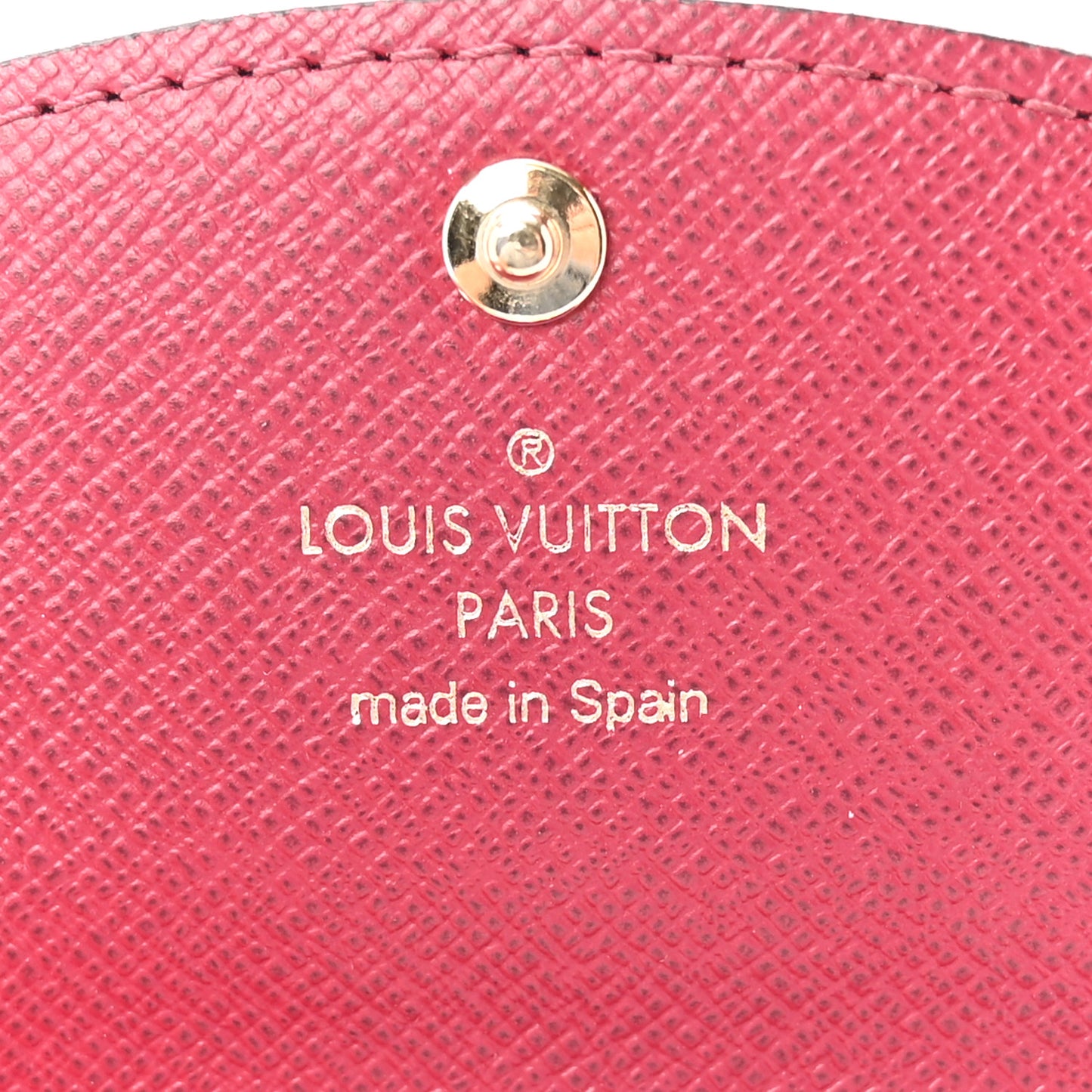 Monogram Rosalie Coin Purse Fuchsia