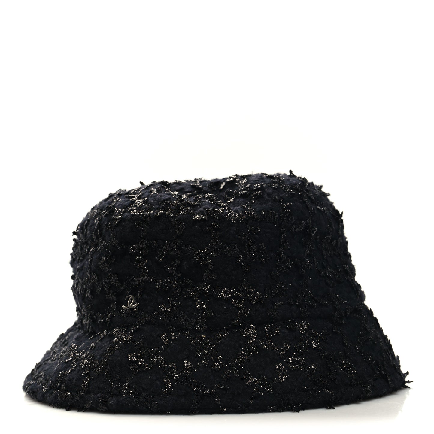 Tweed Bucket Hat L Black