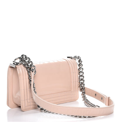 Chanel Glazed Calfskin Small Boy Flap Light Pink 3 of 8