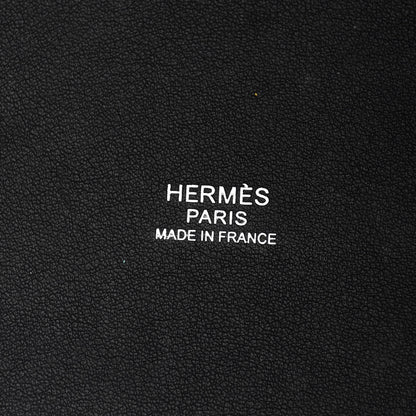 Hermes Feutre Swift Picotin Lock 18 PM Bleu Nuit Black 6 of 10