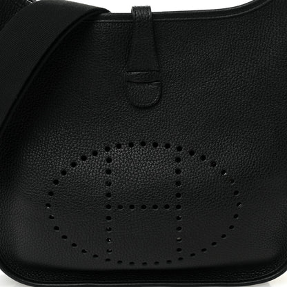 Hermes Taurillon Clemence EVELYNE III PM Black 8 of 10