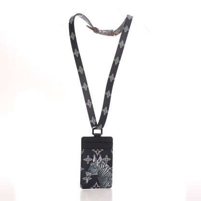 Louis Vuitton Savane Monogram Chapman Holder Badge Ink 3 of 5