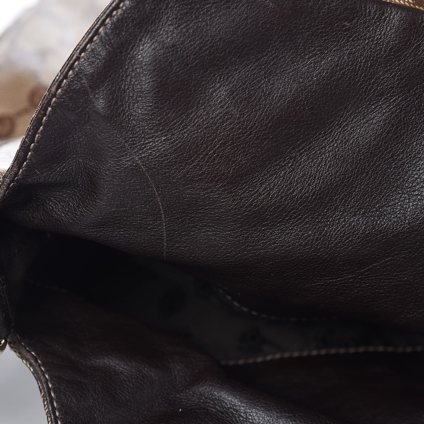 Crystal Monogram Medium Hysteria Tote Dark Brown
