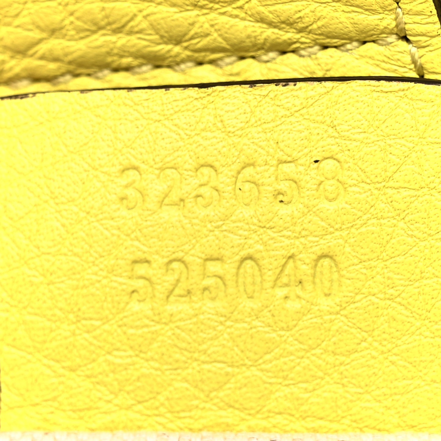 Calfskin Large Bamboo Shopper Tote Citrus