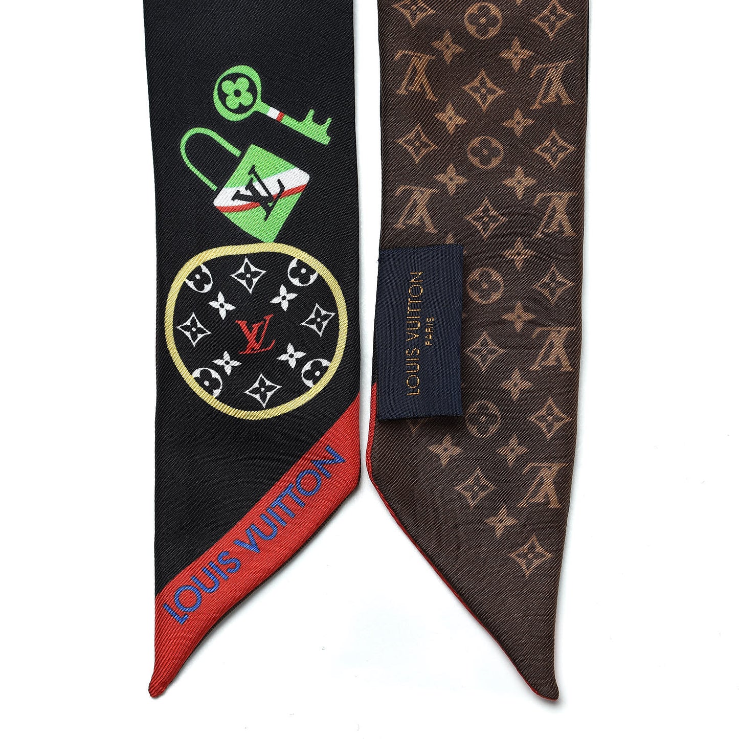 Silk Monogram LV Stories BB Bandeau Black