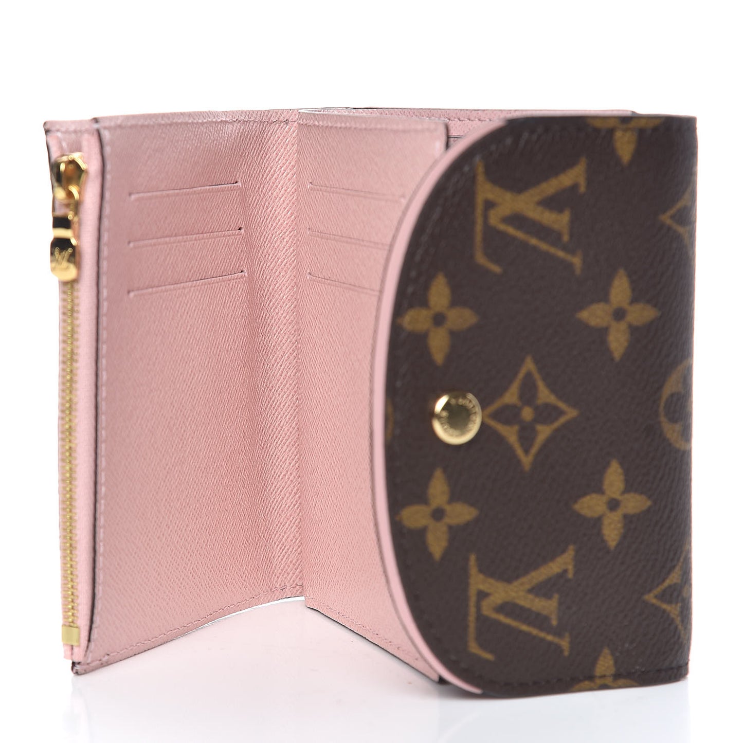 Monogram Ariane Compact Wallet Rose Ballerine