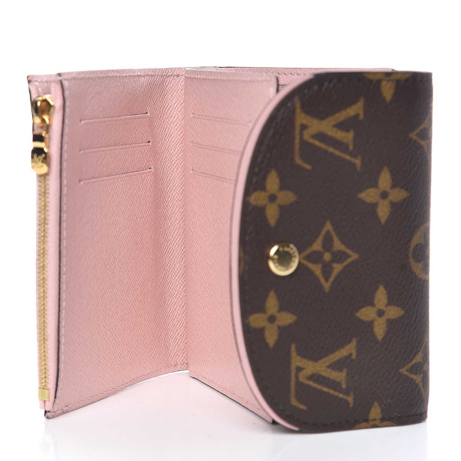 Louis Vuitton Monogram Ariane Compact Wallet Rose Ballerine 5 of 7