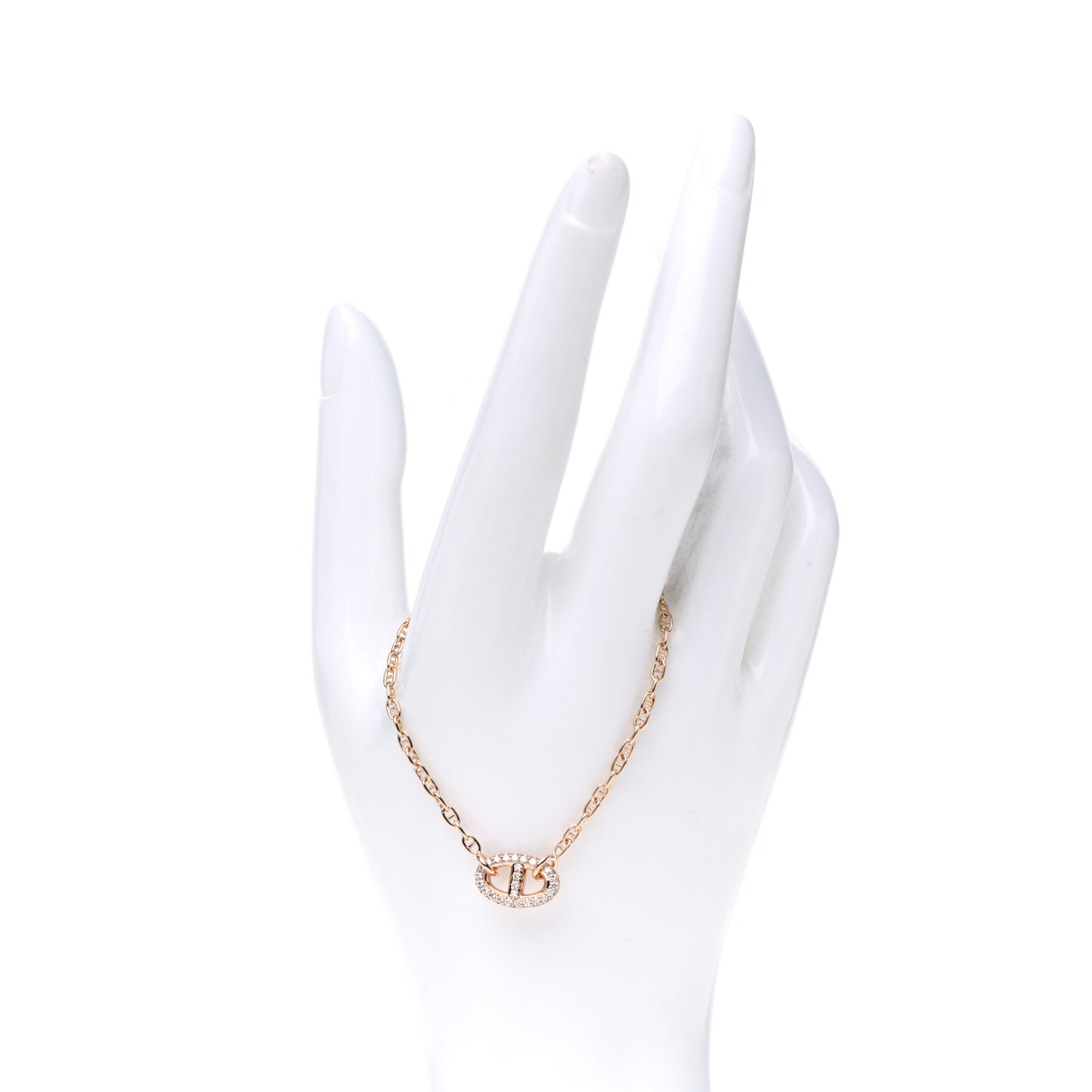 18K Rose Gold Diamond PM Farandole Bracelet SH