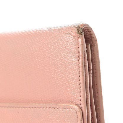 Chanel Grained Calfskin CC Button Wallet Pink 13 of 24