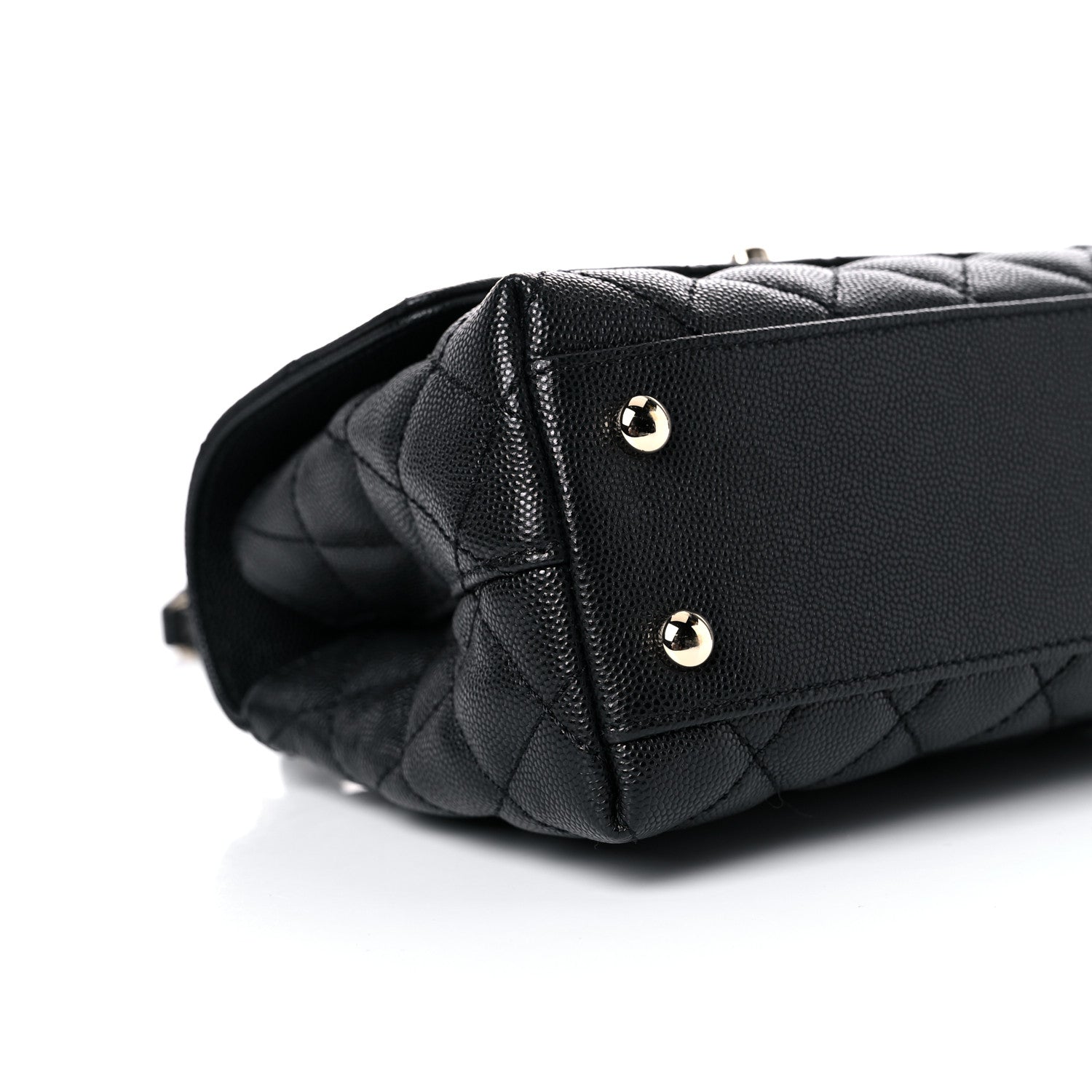 Chanel Caviar Quilted Mini Coco Handle Flap Black 8 of 10