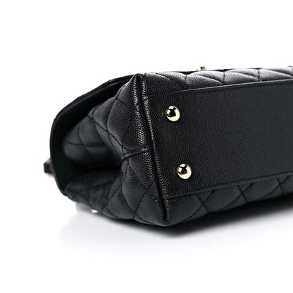 Chanel Caviar Quilted Mini Coco Handle Flap Black 8 of 10