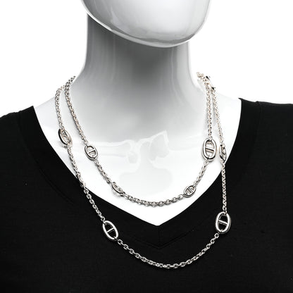 Hermes Sterling Silver Farandole Necklace 2 of 5