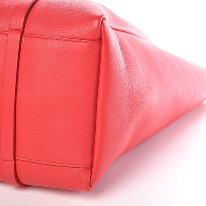 Balenciaga Veau Baltimore Double Sided Small Everyday Tote Rouge Vermeil Black 10 of 10