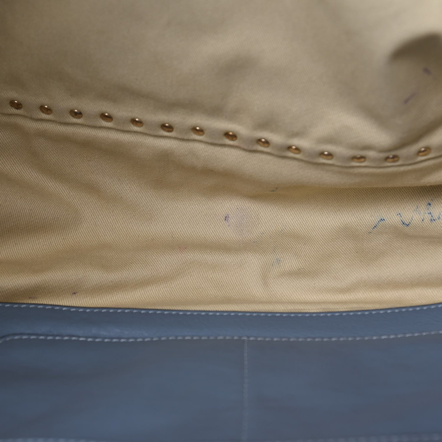 Valentino Garavani Vitello Medium Rockstud Tote Bright Blue 12 of 21