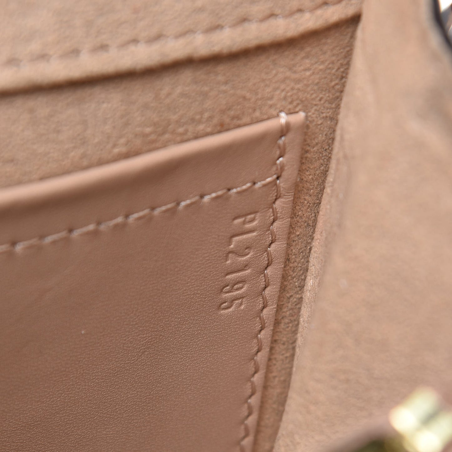 Calfskin Chain Louise MM Rose Poudre