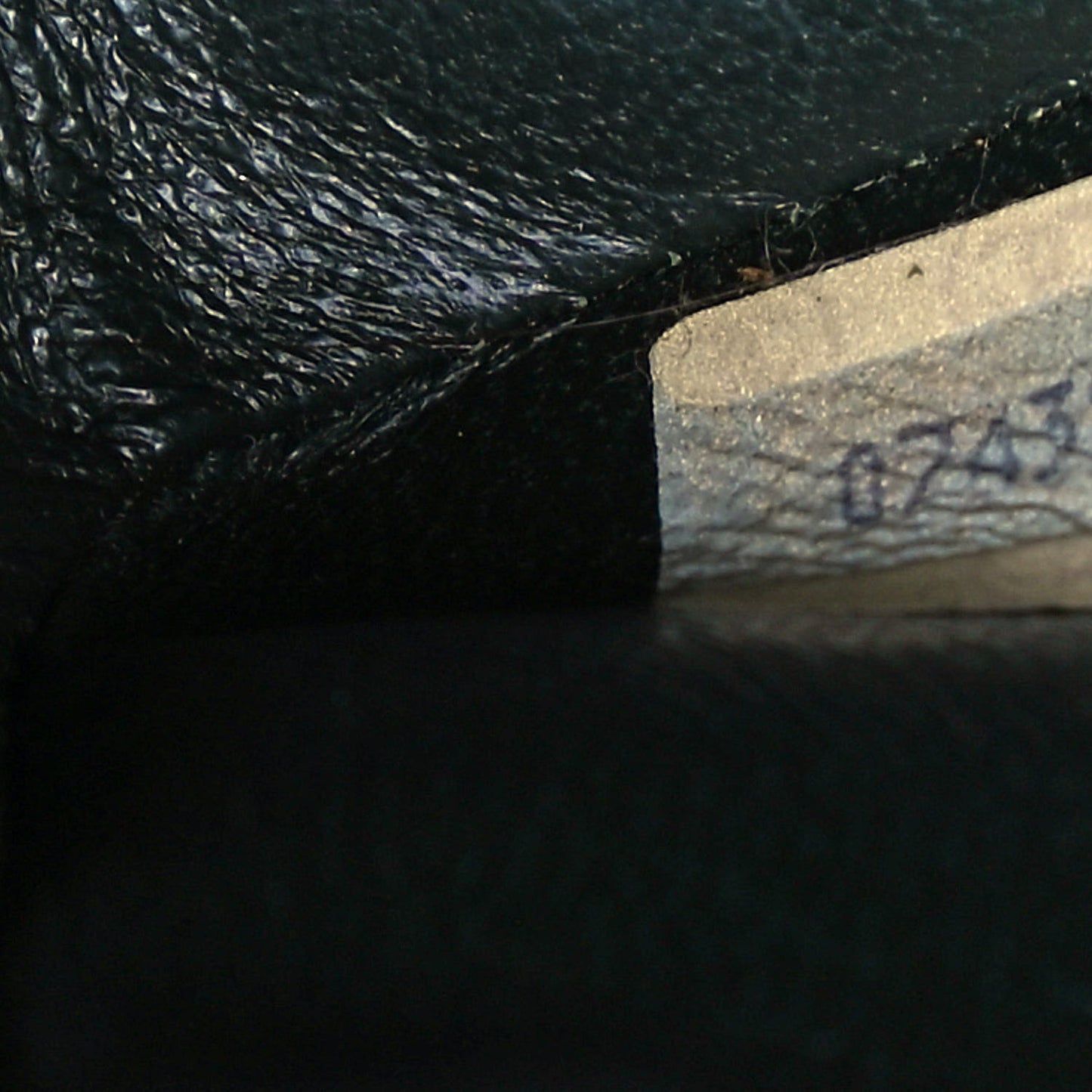 Lambskin Quilted Small Double Flap Green