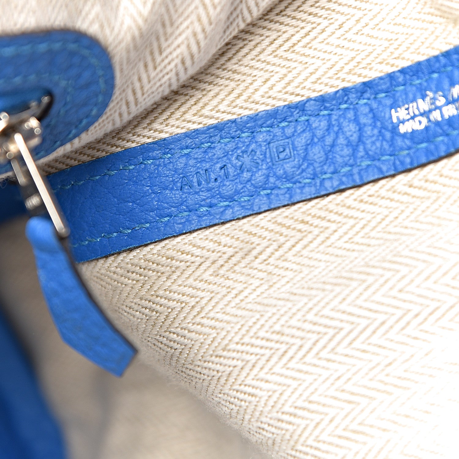 Hermes Vache Country Garden Party 30 TPM Bleu Hydra 7 of 14