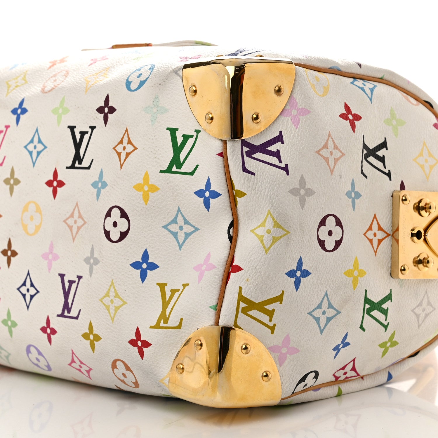 Louis Vuitton Monogram Multicolor Speedy 30 White 10 of 10