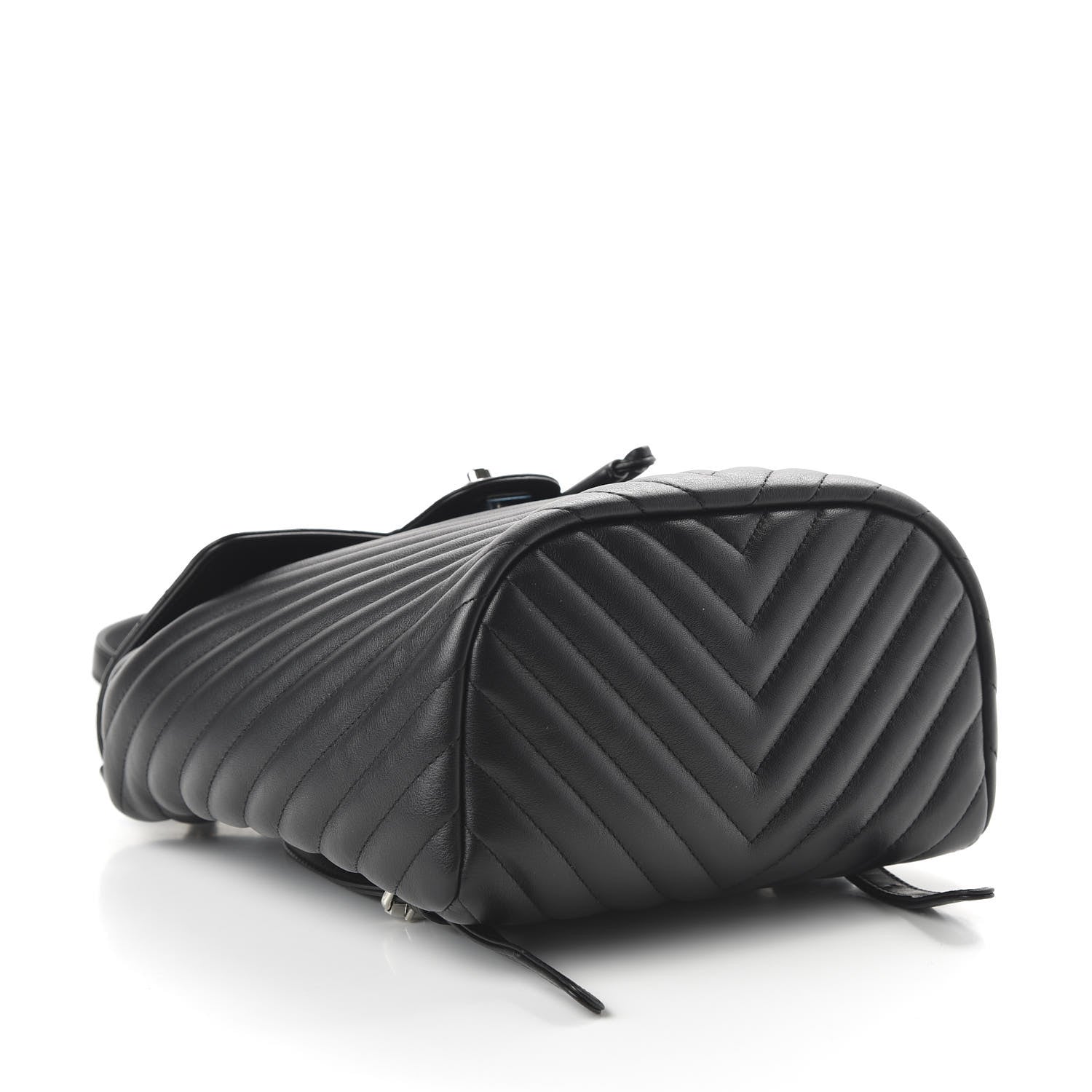 Chanel Calfskin Chevron Quilted Small Urban Spirit Backpack Black 3 of 10