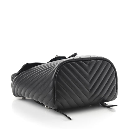 Chanel Calfskin Chevron Quilted Small Urban Spirit Backpack Black 3 of 10