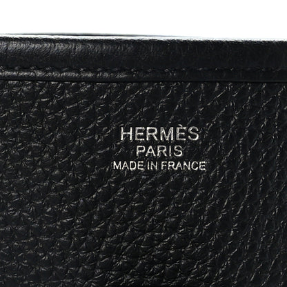 Hermes Taurillon Clemence Evelyne III PM Black 6 of 10