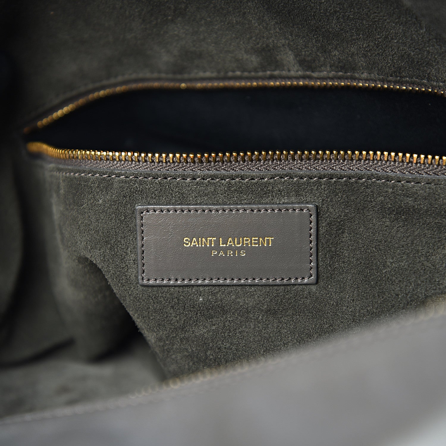 Saint Laurent Calfskin Classic Duffle 6 Earth 5 of 13